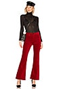 view 4 of 4 Bella Velvet Pant in Red