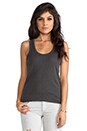 view 1 of 4 The Classic Beater Tank in Raven