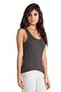 view 2 of 4 The Classic Beater Tank in Raven
