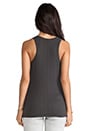 view 3 of 4 The Classic Beater Tank in Raven
