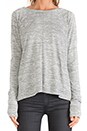 view 4 of 4 Nicole Tee in Light Grey