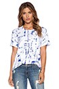 view 1 of 3 Printed Tomboy Tee in Indigo Paint