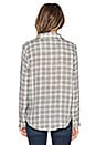 view 3 of 4 Leeds Button Up in Charcoal Plaid