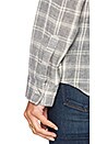 view 4 of 4 Leeds Button Up in Charcoal Plaid