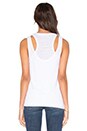 view 3 of 3 Double Layer Tank in Bright White