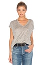 view 1 of 4 T-SHIRT V MALIBU in Heather Grey