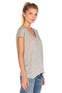 view 2 of 4 T-SHIRT V MALIBU in Heather Grey