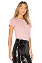 view 2 of 4 CAMISETA CUELLO REDONDO THE TEE in Greyed Pink