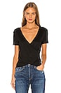 view 1 of 5 Wrap Top in Black