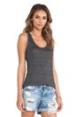 view 2 of 4 The Classic Beater Tank in Charcoal