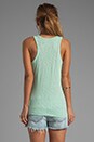 view 2 of 3 Classic Beater Tank in Celadon Green