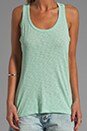 view 3 of 3 Classic Beater Tank in Celadon Green