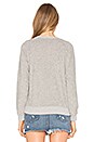 view 3 of 4 SWEAT EN MOLLETON VINTAGE in Light Grey