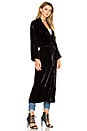 view 2 of 3 KIMONO DE TERCIOPELO in Black