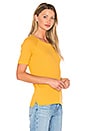 view 2 of 4 Rib Tee in Mustard