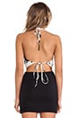view 3 of 5 Tie Dye Halter Top in Eggshell
