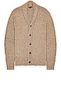 view 1 of 3 Corden Cardigan in Oatmeal Speckle
