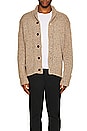view 3 of 3 Corden Cardigan in Oatmeal Speckle