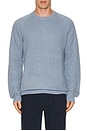 view 3 of 4 Vann Sweater in Light Blue Heather