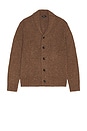 view 1 of 5 Corden Cardigan in Chestnut Speckle