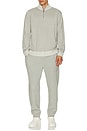 view 4 of 4 Waylon Quarter Zip Sweater in Grey Heather