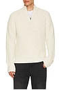 view 1 of 4 Stratton Quarter Zip Sweater in Snowdrift Marl