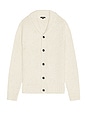 view 4 of 4 Corden Cardigan in Halite Speckle