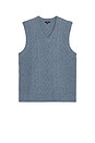 view 1 of 4 Lee Knit Vest in Azure Marl