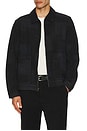 view 3 of 4 Simon Full Zip Jacket in Black Navy Block