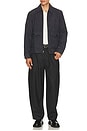 view 4 of 5 Tillman Jacket in Navy Static Plaid