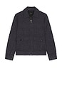 view 5 of 5 Tillman Jacket in Navy Static Plaid