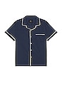 view 1 of 3 Osbourne Button Up Shirt in Binaural Blue