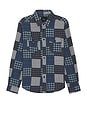 view 1 of 3 Banton Shirt in Blue Patchwork