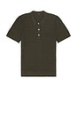 view 1 of 4 Nathan Short Sleeve Polo in Ancient Olive