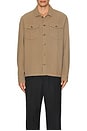 view 4 of 4 Arthur Long Sleeve Button Down Shirt in Portabella
