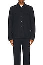 view 3 of 3 シャツ in Navy Charcoal Pin Stripe