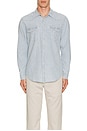 view 3 of 3 Roy Button Down Shirt in Sunfaded Indigo