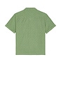view 2 of 4 Tyler Button Down Camp Shirt in Green Dots