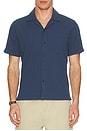 view 4 of 4 Ohana Button Down Shirt in Sea Blue