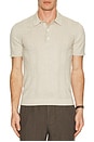 view 3 of 3 Cillian Short Sleeve Polo in Silversand