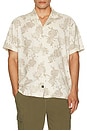 view 3 of 4 Atlas Camp Shirt in Pineapple Block Ecru