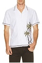 view 4 of 5 CAMISA CAMPESTRE GIBSON in White Brown Palm