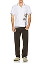 view 5 of 5 CAMISA CAMPESTRE GIBSON in White Brown Palm