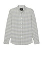 view 1 of 5 Vance Long Sleeve Shirt in Charcoal Blue Check