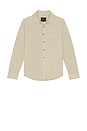 view 1 of 4 Hawke Long Sleeve Shirt in Taupe Twill