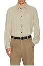 view 3 of 4 Hawke Long Sleeve Shirt in Taupe Twill