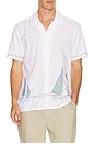 view 1 of 5 Gibson Short Sleeve Shirt in White Sail Horizon