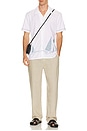 view 3 of 5 Gibson Short Sleeve Shirt in White Sail Horizon