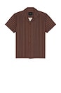 view 4 of 5 CAMISA NA in Rust Navy Stripe