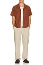 view 3 of 5 Tyler Short Sleeve Shirt in Floral Rope Rust
